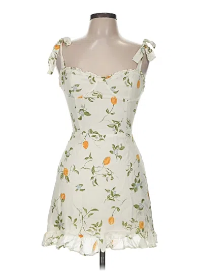 Pre-owned Reformation Cocktail Dress In Ivory