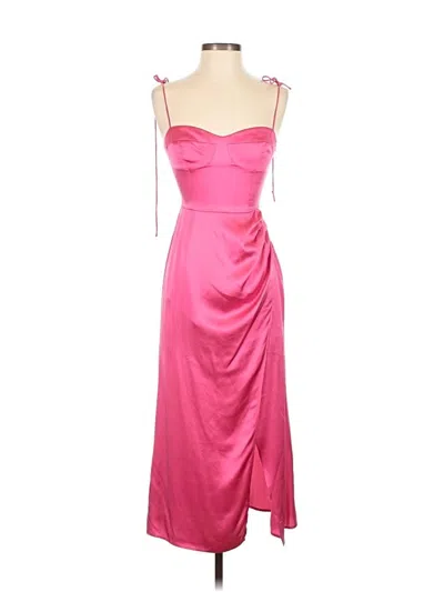 Pre-owned Reformation Cocktail Dress In Pink