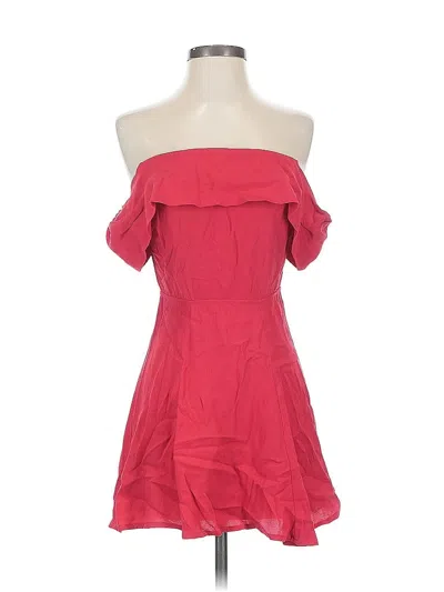 Pre-owned Reformation Cocktail Dress In Red
