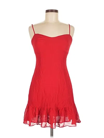 Pre-owned Reformation Cocktail Dress In Red