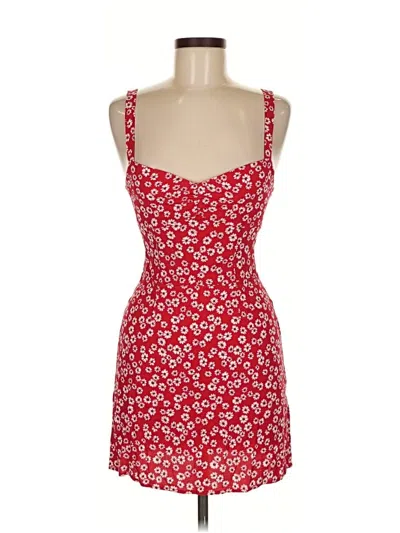 Pre-owned Reformation Cocktail Dress In Red