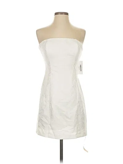 Pre-owned Reformation Cocktail Dress In White