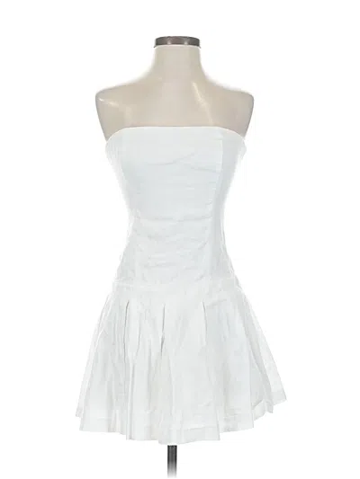 Pre-owned Reformation Cocktail Dress In White