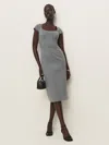 Reformation Coco Dress In Charcoal