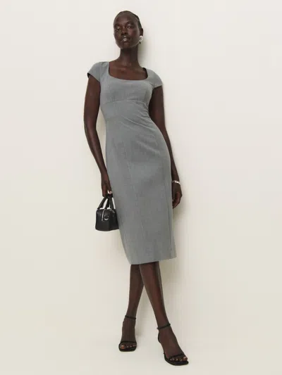 Reformation Coco Dress In Charcoal