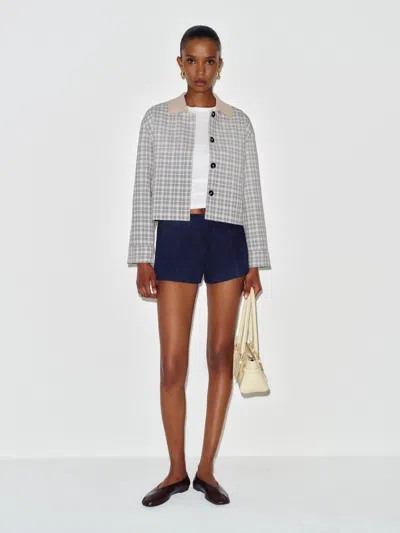 Reformation Veste Colby Bleu M In Multi