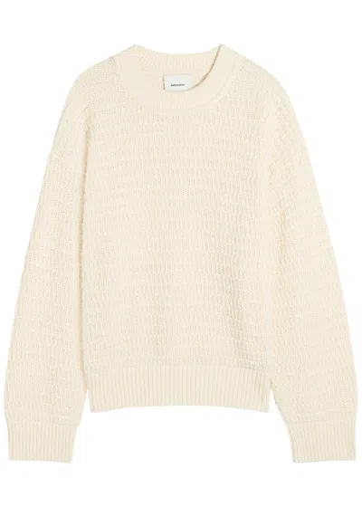 Reformation Collie Knit Jumper In Animal Print