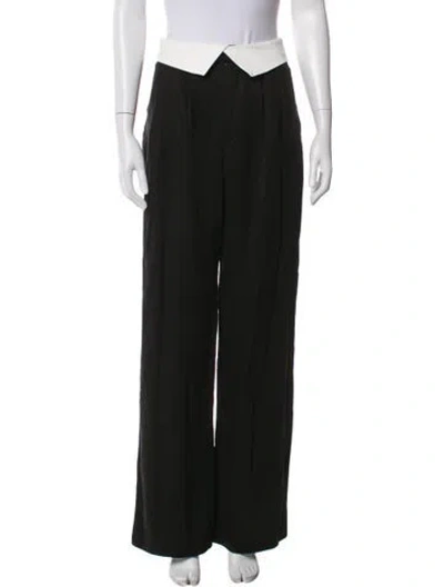 Pre-owned Reformation Colorblock Pattern Wide Leg Pants In Multi