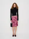 Reformation Cora Knit Skirt In Pink