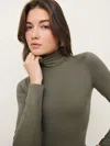 Reformation Cordelia Knit Bodysuit In Poppyseed