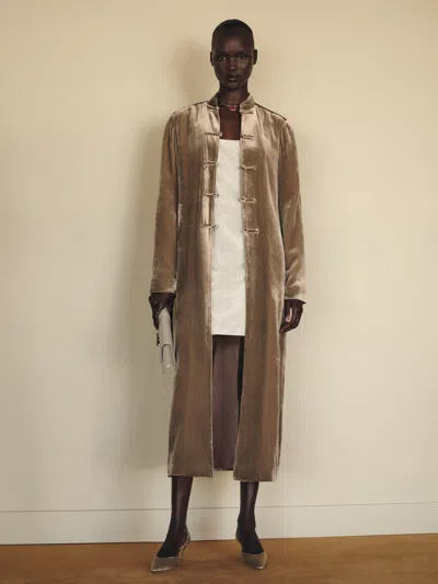 Reformation Courtney Coat Natural Large