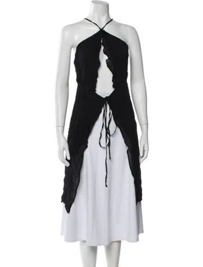 Pre-owned Reformation Cover-up In Black