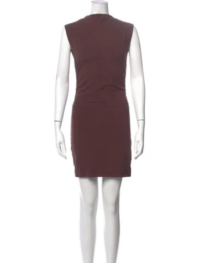 Pre-owned Reformation Cowl Neck Mini Dress In Purple