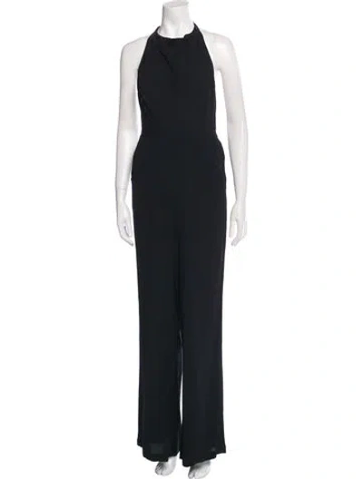 Pre-owned Reformation Crew Neck Jumpsuit In Black