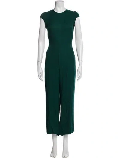 Pre-owned Reformation Crew Neck Jumpsuit In Green
