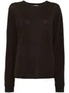 Reformation Cashmere Boyfriend Sweater Mole In Brown