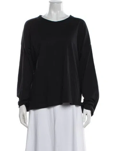 Pre-owned Reformation Crew Neck Long Sleeve Sweatshirt In Blue