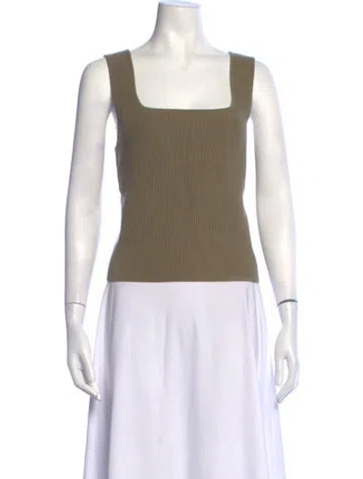 Pre-owned Reformation Crew Neck Long Sleeve Sweatshirt In Neutrals