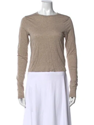 Pre-owned Reformation Crew Neck Long Sleeve T-shirt