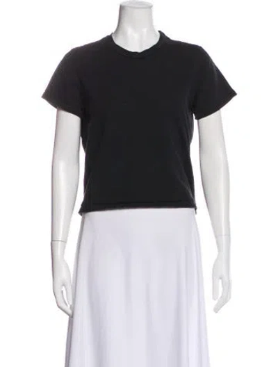 Pre-owned Reformation Crew Neck Short Sleeve T-shirt In Gray