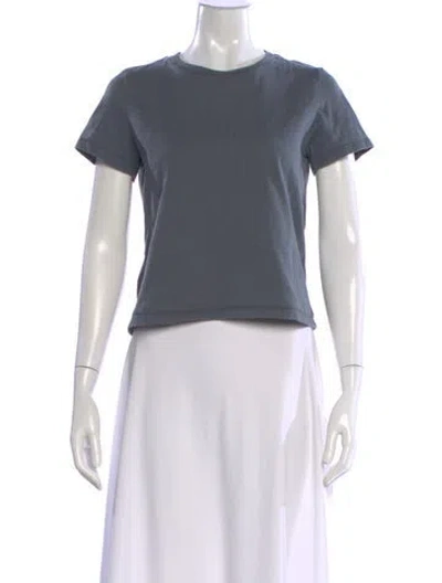 Pre-owned Reformation Crew Neck Short Sleeve T-shirt In Gray