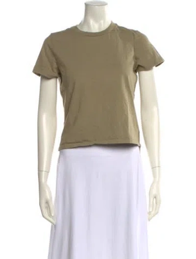 Pre-owned Reformation Crew Neck Short Sleeve T-shirt In Neutral