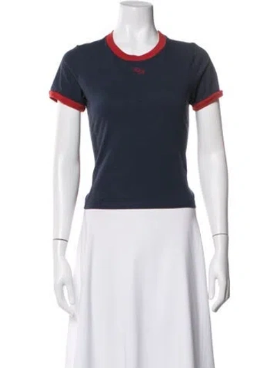 Pre-owned Reformation Crew Neck Short Sleeve T-shirt In White