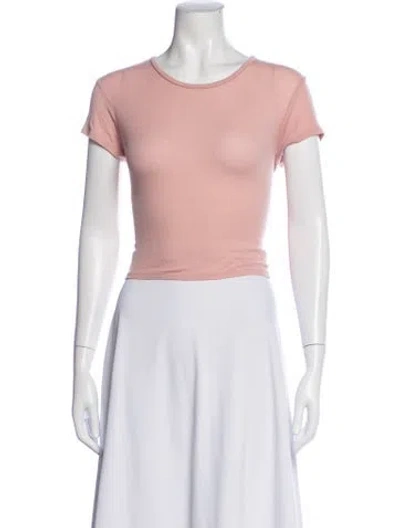 Pre-owned Reformation Crew Neck Short Sleeve T-shirt In White