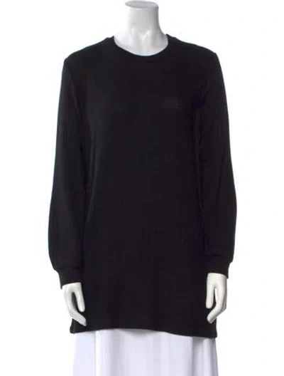 Pre-owned Reformation Crew Neck Sweater In Black