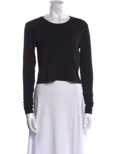 Pre-owned Reformation Crew Neck Sweater In Black
