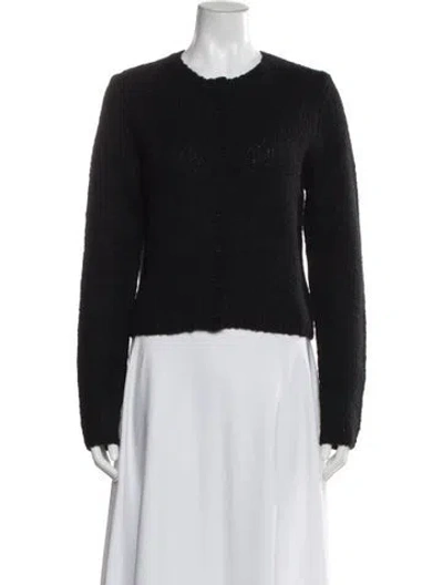 Pre-owned Reformation Crew Neck Sweater In Black