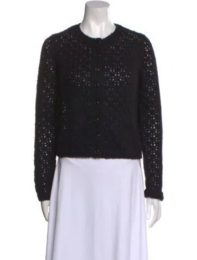 Pre-owned Reformation Crew Neck Sweater In Black