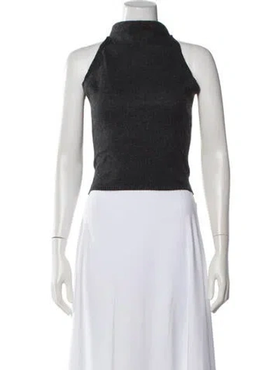 Pre-owned Reformation Crew Neck Sweater In Black