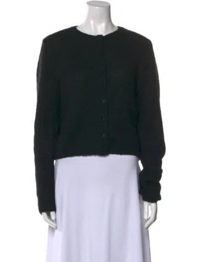 Pre-owned Reformation Crew Neck Sweater In Black