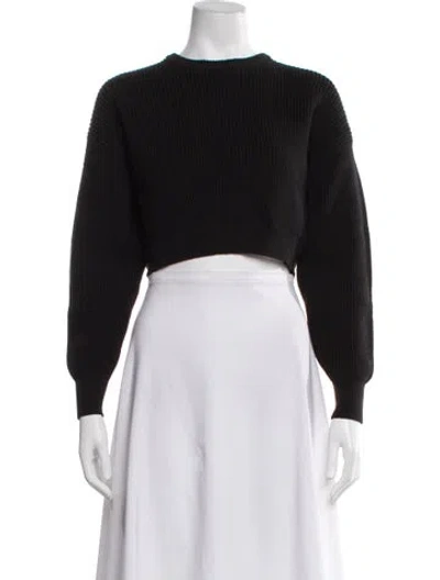 Pre-owned Reformation Crew Neck Sweater In Black