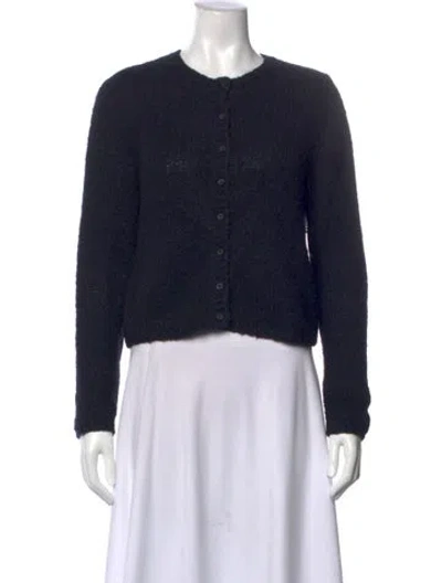 Pre-owned Reformation Crew Neck Sweater In Black