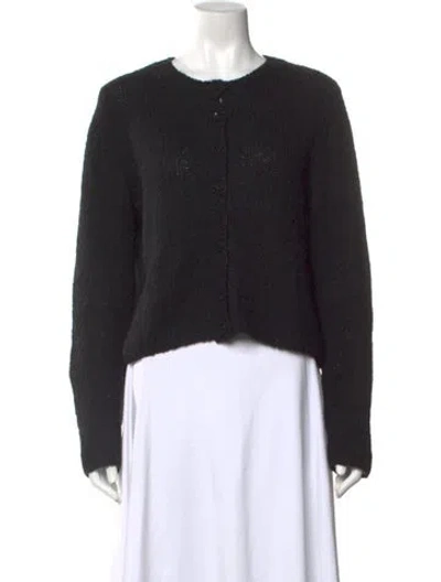 Pre-owned Reformation Crew Neck Sweater In Black