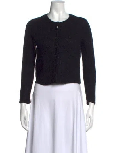 Pre-owned Reformation Crew Neck Sweater In Black