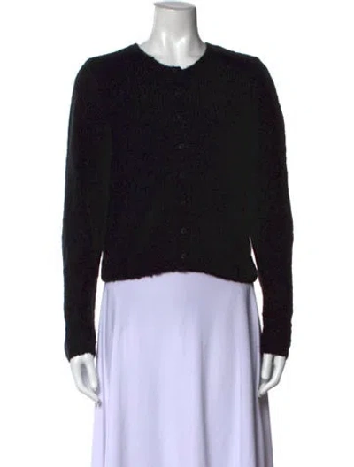 Pre-owned Reformation Crew Neck Sweater In Black