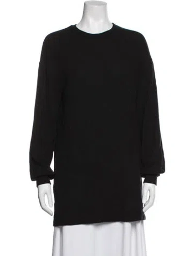 Pre-owned Reformation Crew Neck Sweater In Black