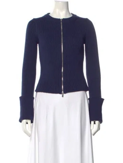 Pre-owned Reformation Crew Neck Sweater In Blue