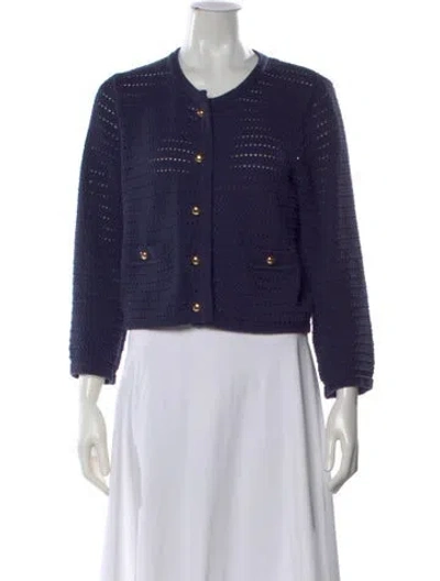 Pre-owned Reformation Crew Neck Sweater In Blue