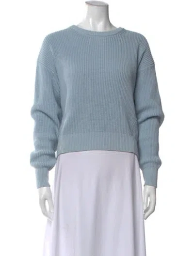 Pre-owned Reformation Crew Neck Sweater In Blue