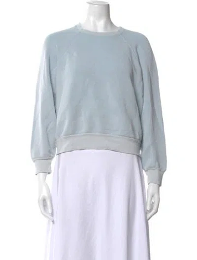 Pre-owned Reformation Crew Neck Sweater In Blue