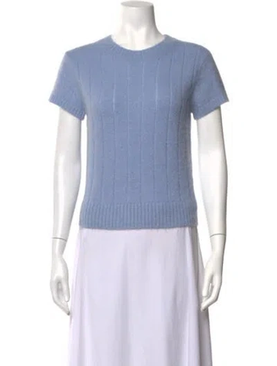Pre-owned Reformation Crew Neck Sweater In Blue