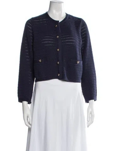 Pre-owned Reformation Crew Neck Sweater In Blue