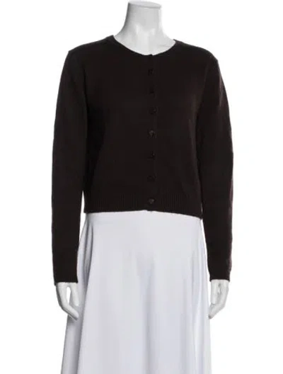 Pre-owned Reformation Crew Neck Sweater In Brown