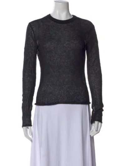 Pre-owned Reformation Crew Neck Sweater In Gray