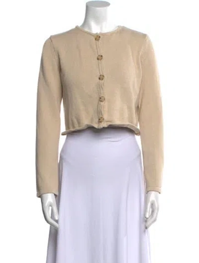 Pre-owned Reformation Crew Neck Sweater In Neutral