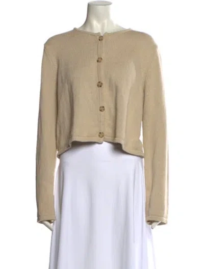 Pre-owned Reformation Crew Neck Sweater In Neutral
